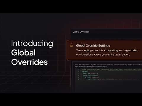 Introducing Global Overrides