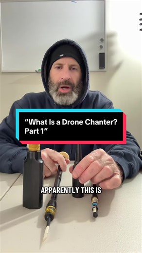 The Drone Chanter explained Part 1 This is something you don’t see every day — a drone chanter. You’ve got a couple of reeds, a small drone, and a chanter playing together — all in one setup. #bagpipes #dronechanter #weirdinstruments #bagpipeeducation #musictok