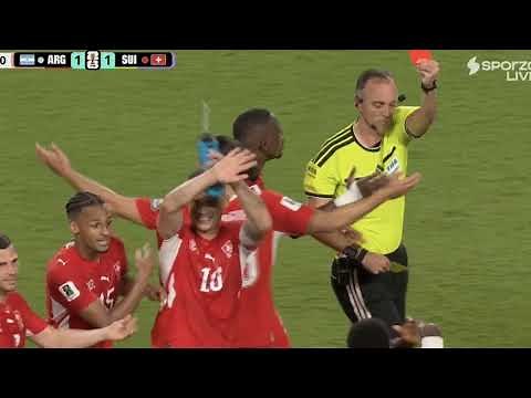 Breel Embolo Red Card Penalty Vs Argentina | Switzerland 1-1 Argentina FIFA WC 2026