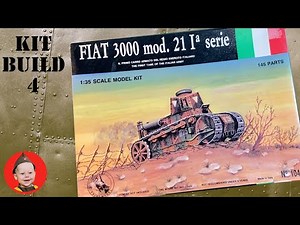 Model Kit Build 4: Fiat 3000 Light Tank (Tauro Model)