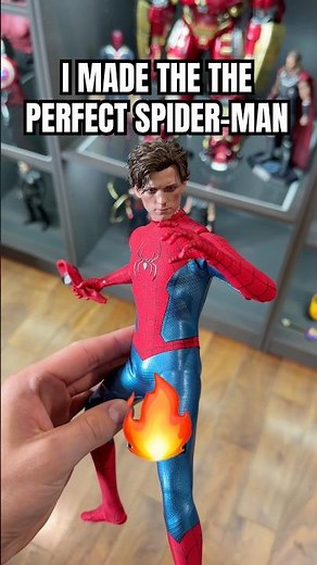 I COMBINED TWO $400+ HOT TOYS TO MAKE THE PERFECT SPIDER-MAN 😭🔥