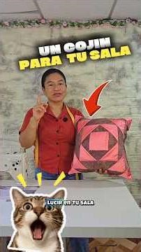 A cute cushion for your living room #costuracontabita #sewing #coser #costura