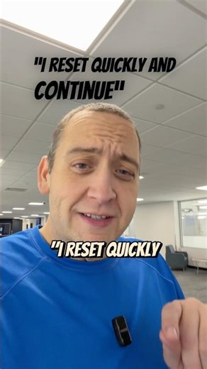 Daily Affirmation for Motivation and Growth Mindset: I reset quickly and continue. #mindset #fatloss