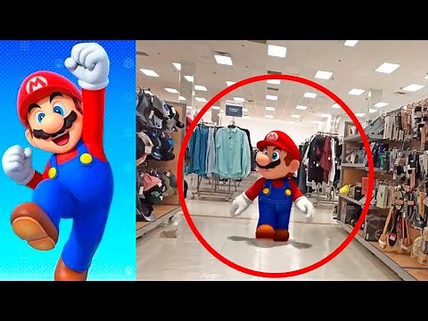 10 MARIO BROS En La Vida Real [Mario Bros CAPTADO EN CÁMARA]