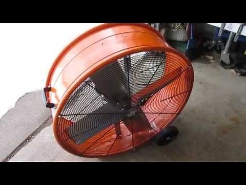MaxxAir 30 in. Industrial Heavy Duty, 2-Speed PRO Drum Fan