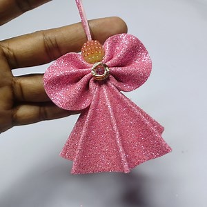 261K views · 5.9K reactions | Easy Angel Making for Christmas Decorations  Glitter Foam Paper Angel  DIY Christmas Angels | SmirchS | Facebook