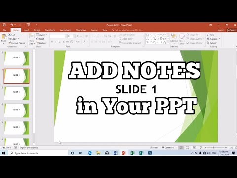Paano Maglagay Ng Notes Sa Iyong Power Point Presentation? | Tech Tips