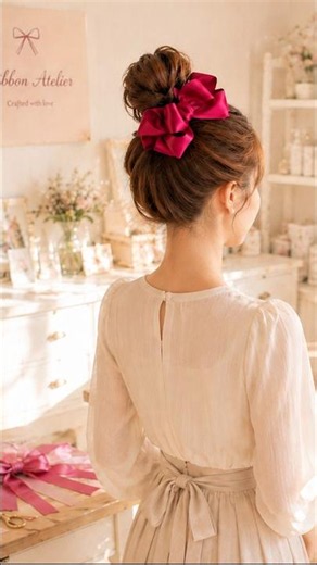 🎀Elegant Ribbon Hair Bow | Volume-Up Oversized Ribbon Clip