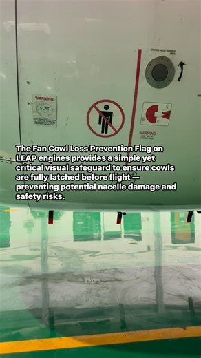 4.9K views · 54 reactions | ⚙️ Fan Cowl Loss Prevention Flag –...