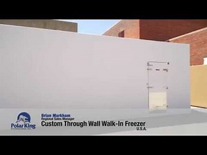 Polar King | Custom Through Wall Outdoor Walk In Freezer | U.S.A