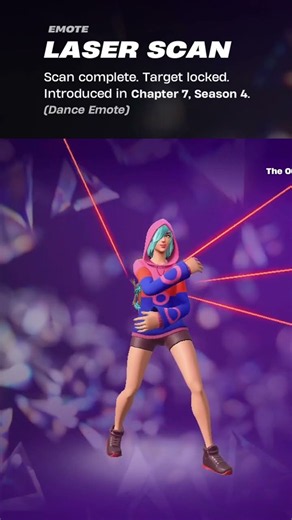 Laser Scan Emote - Fortnite Item Shop - Iris Goes Shopping | #theogitchy on #Twitch