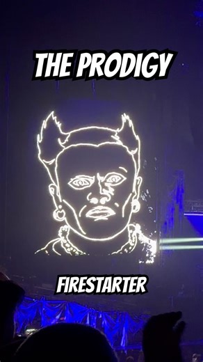 Firestarter Keith Flint Laser show by The Prodigy Manchester Co Op Live #livemusic #concert #90s