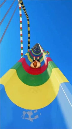 This VR Water Slide Is INSANE 😱 #waterslide #vr #planetcoaster2