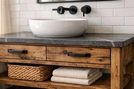 Top 13 Rustic Bathroom Vanity Designs for Any Bathroom - Koalaty Remodel