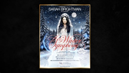 SARAH BRIGHTMAN BRINGS ‘A WINTER SYMPHONY’ TO GERMANY IN 2026 - Sarah Brightman