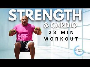 Full Body Dumbbell & Chair Workout for Seniors | Advanced Cardio, Strength & Balance | Season 2 Pick