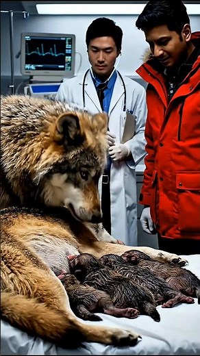 Miracle Birth in the Snow: The Rescue of a Pregnant Wolf
