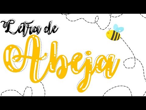 COMO HACER LETRAS DE ABEJA 🐝|| #lettering #letras #abejas