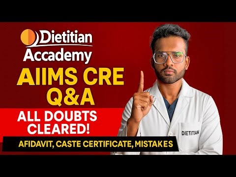 AIIMS CRE Certificate Issues SOLVED! | Caste, Affidavit & More Explained