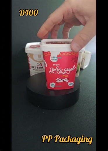 D400: 400 cc (14 oz) Locking Lid Plastic Cosmetic Packaging