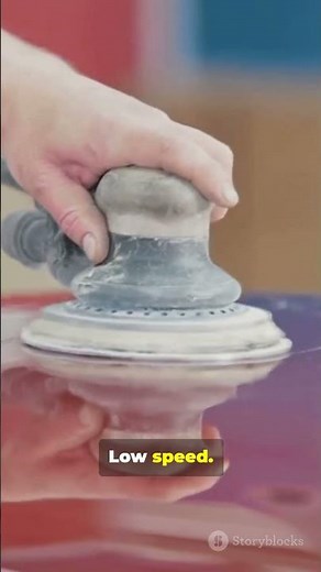 How to Use a Rotary Polisher SAFELY (Avoid Burn Through) #Shorts #fyp