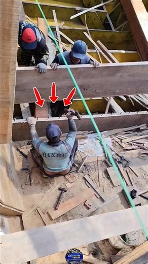 “Heavy Beam Install Made Easy! This Team Trick Saves Time & Effort!”