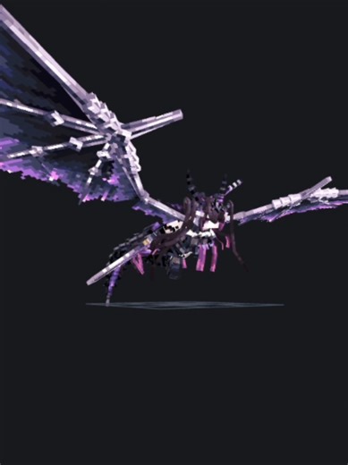 Ender Dragon Idle & Flying Animation in Minecraft