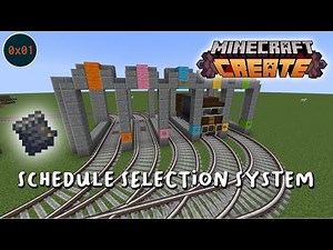 Minecraft Create [0.5] - Automatic Schedule / Station Selection System (V2)