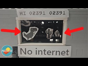 the Chrome Dinosaur Game made with LEGO! (working)