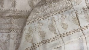 11K views · 12 shares | Graceful kora tussar silk saree in dancing...