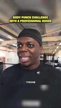 Body Punch Challenge With A PROFESSIONAL BOXER 🥊