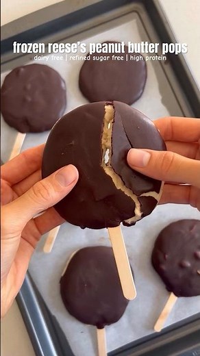 reese’s peanut butter frozen yogurt pops #shorts