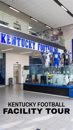 Caden Davis | Taking a fully tour inside the university of Kentucky’s joe craft football training facility checking out the locker room, team meeting... | Instagram
