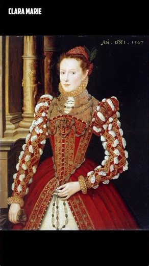 Katharine Hepburn’s Royal Red Dress In Mary of Scotland 👑