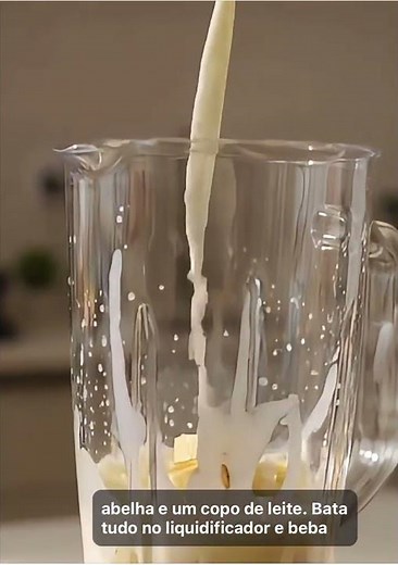 Natural Energy Vitamin Drink with Banana, Grapes, Honey and Milk