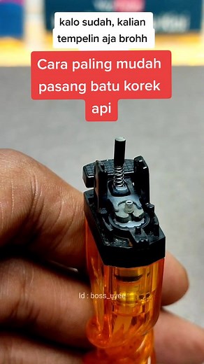 Cara Mudah Pasang Batu Korek Api dengan Kreatif