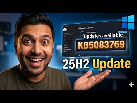 Latest Windows 11 Emergency Update KB5083769 Rolled out | New Features & Improvements Explained