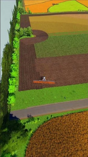 Satisfying ploughing #farmingsimulator25 #farmingsimulator #farmingsimulator19