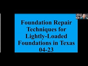 Foundation Repair Technique l Foundation in Texas l Geotechnical l Environmental l Construction