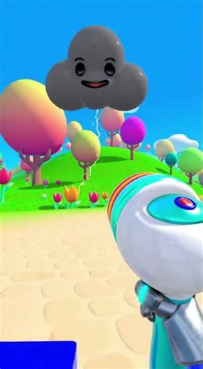 Toto the Tiny Robot vs. the Color-Stealing Cloud