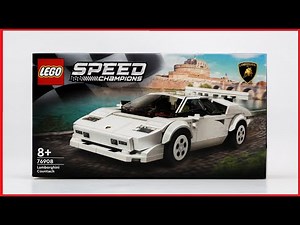 LEGO Speed Champions 76908 Lamborghini Countach Speed Build