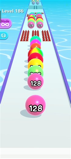 boll count😲🥰 gameballrungame#ballgame #gameplay#2023#ios#ballrun2048game#ballrun#shorts