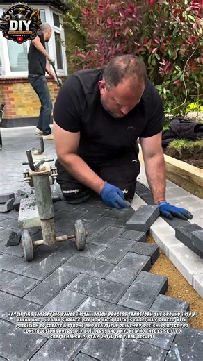 Perfect Paver Installation #satisfyingvideos