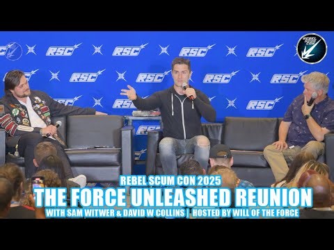 The Force Unleashed Reunion with Sam Witwer & David W Collins - A ‪@RebelScumCon‬ 2025 Panel