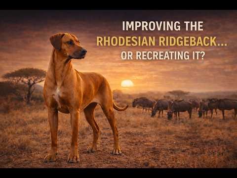 The Rhodesian Ridgeback Improved or Recreated
