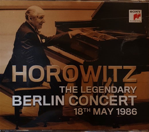 Vladimir Horowitz - Horowitz the legendary Berlin concert 18th May 1986