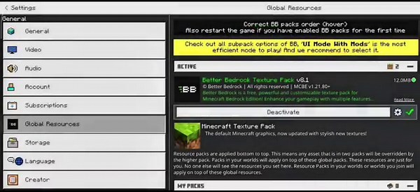 BETTER BEDROCK V8 For MCPE 1.21+ (MOD MENU)