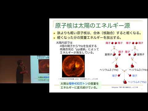 京都大学 市民講座「物理と宇宙」第５回「原子核と元素合成の秘密」川畑 貴裕 京都大学理学研究科准教授（物理学第二教室）2017年10月15日
