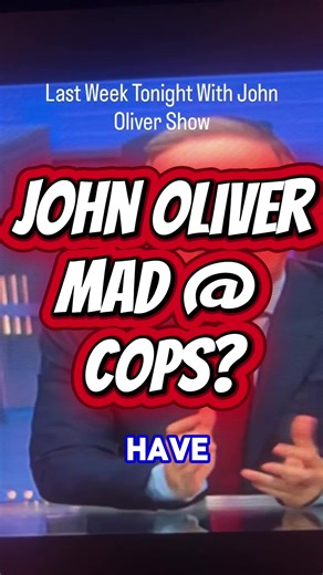 John Oliver Shames Police for Having Fun?👮🏻‍♂️👮🍩#police #lawenforcement #cops #johnoliver #gsp @DTV: The Donut
