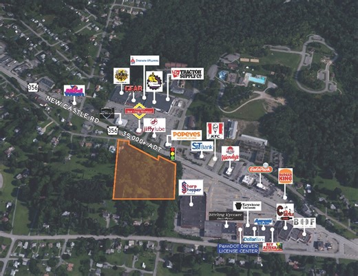 207 Alameda Rd, Butler, PA 16001 - 5.87 AC on New Castle and Alameda Road | LoopNet
